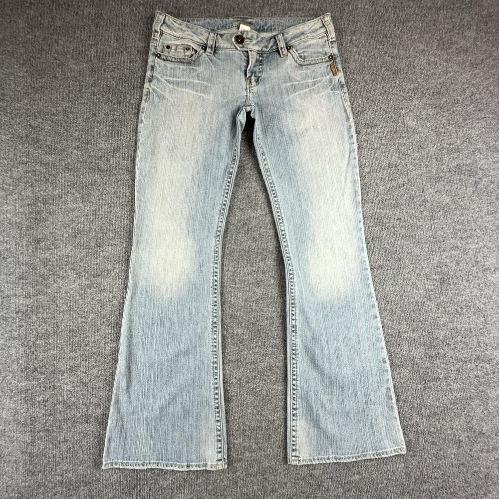 Silver Jeans Jeans Womens 34x31 Light Wash Blue Low Rise Bootcut Stretch Denim